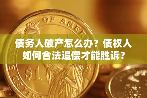 北京债务人破产怎么办？债权人如何合法追偿才能胜诉？