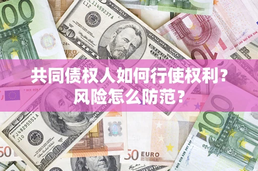 北京共同债权人如何行使权利？风险怎么防范？