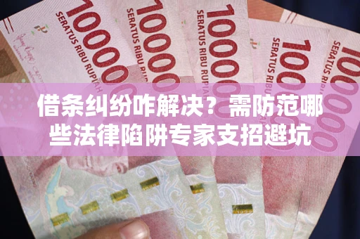 北京借条纠纷咋解决？需防范哪些法律陷阱专家支招避坑