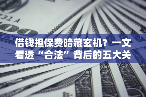 北京借钱担保费暗藏玄机？一文看透“合法”背后的五大关键陷阱