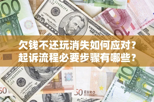 北京欠钱不还玩消失如何应对？起诉流程必要步骤有哪些？